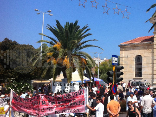 Ήχησαν…τα τύμπανα του πολέμου! – Χιλιάδες εργαζόμενοι στους δρόμους της Κρήτης (fotos)