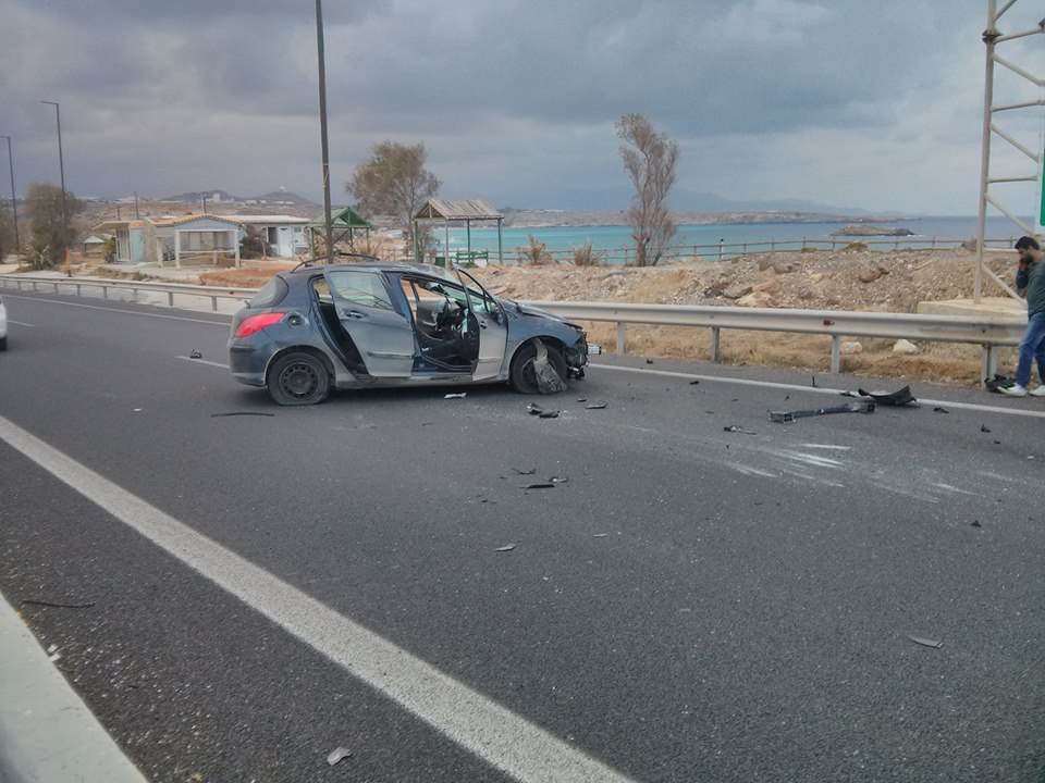 Ένα ακόμη τροχαίο στον ΒΟΑΚ Κρήτης (φωτο)