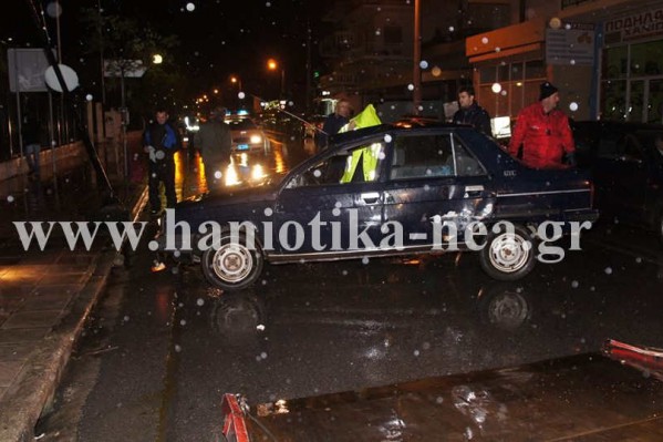 Χανιά: Ανατροπή οχήματος στη Γογονή (photos)