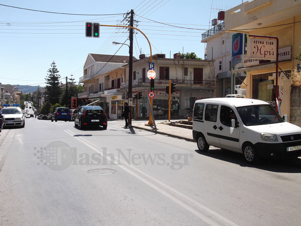 Στο Νοσοκομείο βετεράνος της Μάχης της Κρήτης μετά από τροχαίο στο κέντρο των Χανίων (φωτο)