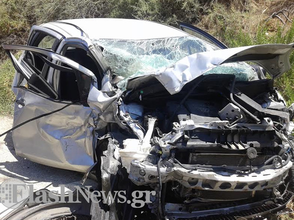 Χανιά: Σοβαρό τροχαίο ατύχημα στον Γαλατά (φώτο)
