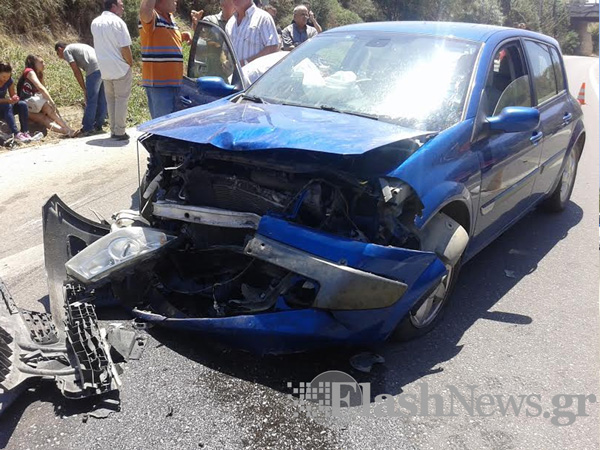 Χανιά: Σοβαρό τροχαίο ατύχημα στον Γαλατά (φώτο)