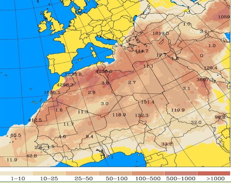 Γέμισε σκόνη η ατμόσφαιρα της Κρήτης - Δείτε τον χάρτη της σκόνης
