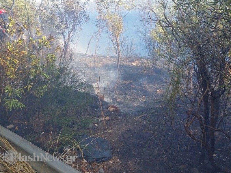 Συναγερμός από φωτιά στο Καλάμι Χανίων (φωτο)
