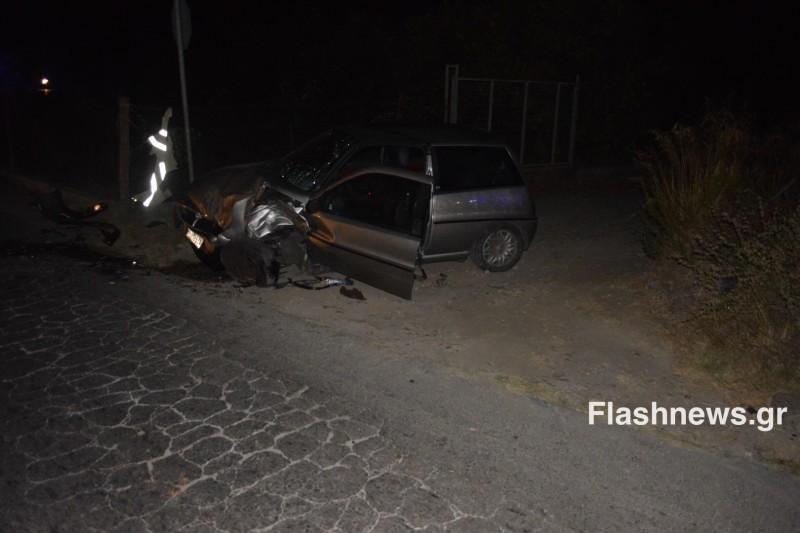 Δύο τροχαία ατυχήματα την νύχτα στα Χανιά (Photo-video)