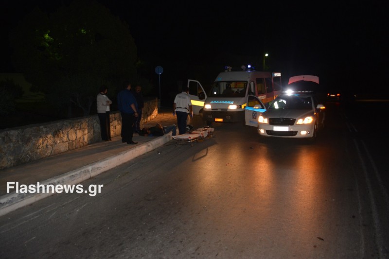 Δύο τροχαία ατυχήματα την νύχτα στα Χανιά (Photo-video)