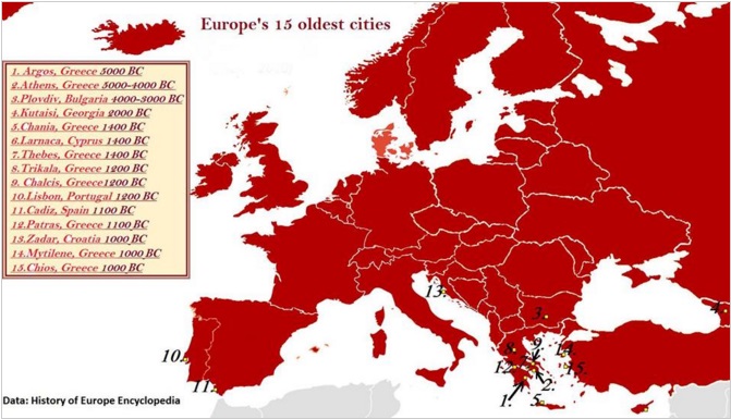 Τα Χανιά η 5η αρχαιότερη πόλη της Ευρώπης