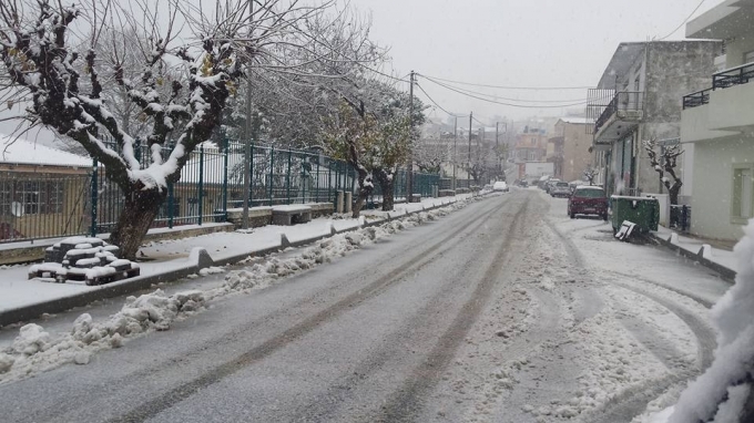 Έντυσαν στα λευκά τα πρώτα χιόνια την Κρήτη! (Photos)