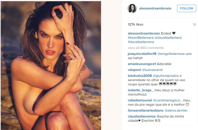 H Alessandra Ambrosio «παίζει» με το φως και... καίει