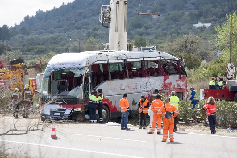 Ισπανία: Δυστύχημα με πούλμαν που μετέφερε φοιτητές Erasmus - 13 νεκροί