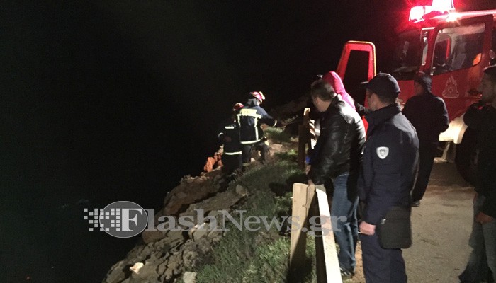 Τραγωδία στα Χανιά  - Πτώση μοτοσικλέτας στην θάλασσα με δύο νέους νεκρούς (φωτο)