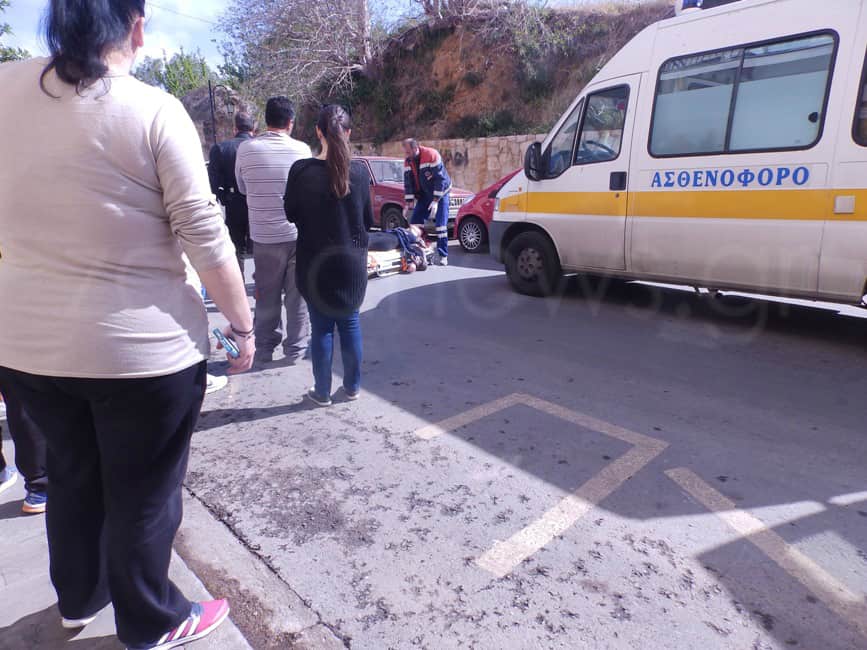 Χανιά: Αυτοκίνητο χτύπησε νεαρή κοπέλα στο κέντρο της πόλης (Photos)