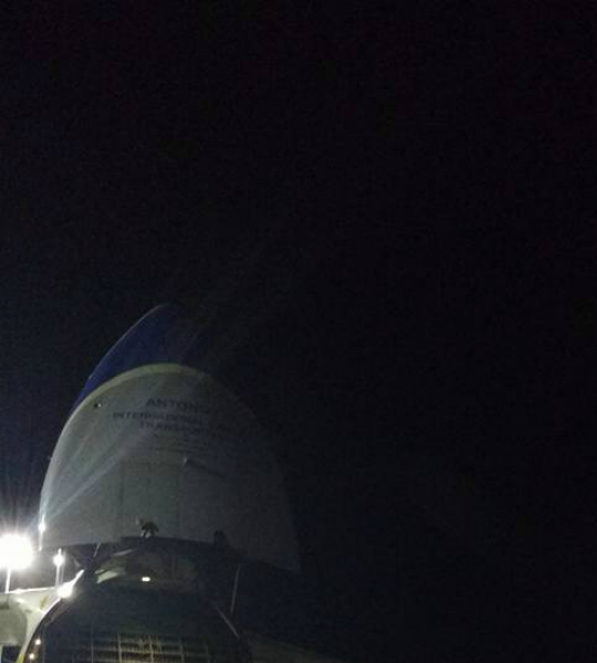 Το Ρωσικό «τέρας» Antonov στο αεροδρόμιο Χανίων (Photo)