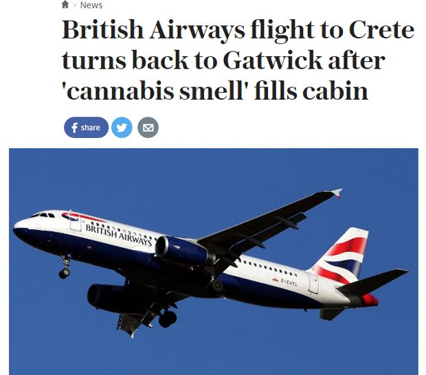 Κρήτη: Αποζημιώσεις δεκάδων χιλιάδων ευρώ σε επιβάτες πτήσης γιατί το αεροπλάνο γέμισε… μυρωδάτο χασίς!