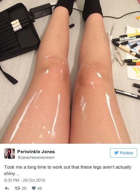 Η φωτογραφία που έγινε viral: Πόδια που... γυαλίζουν ή κάτι άλλο;