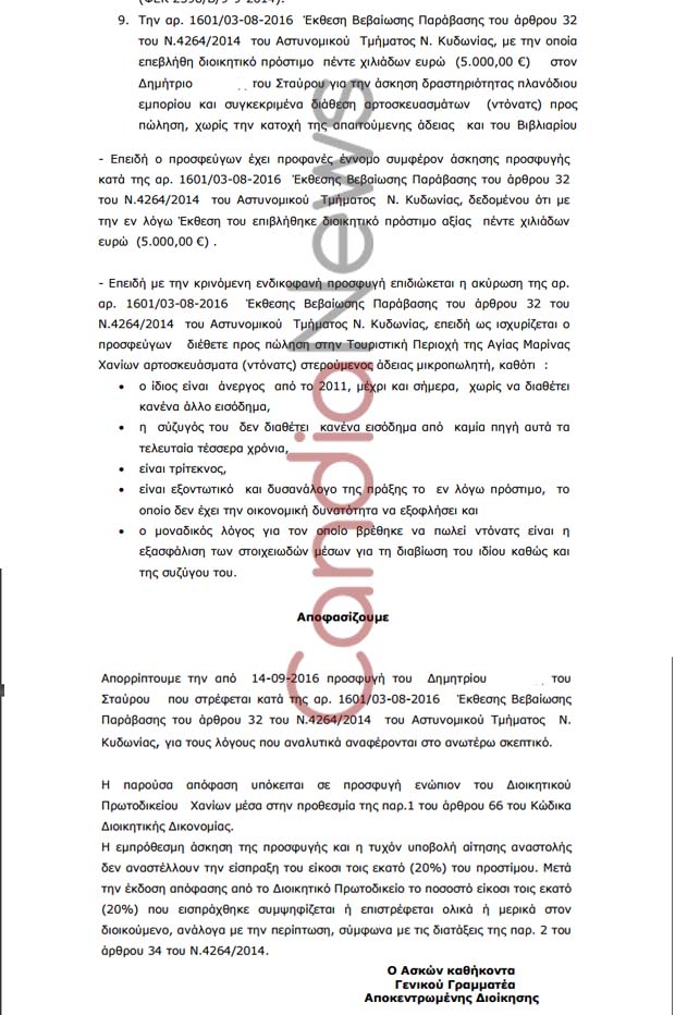 Χανιά: Πρόστιμο 5.000 ευρώ σε άνεργο πατέρα γιατί πουλούσε κουλούρια χωρίς άδεια