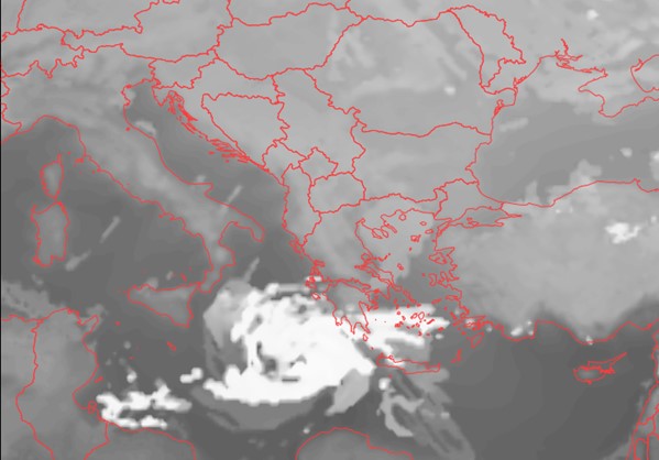 Αυτό μας έλειπε… Κυκλώνας τροπικού τύπου στην περιοχή της Κρήτης (Photos)