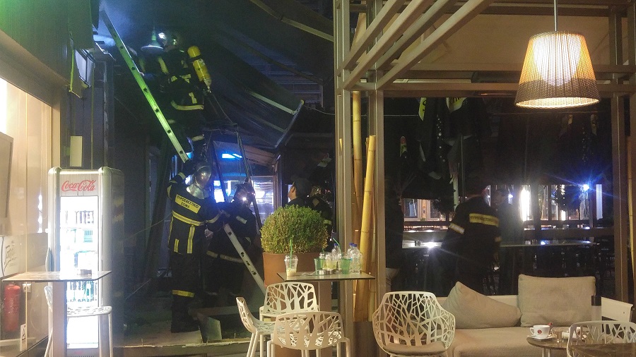 Χανιά: Έκρηξη και φωτιά σε εστιατόριo στα Δικαστήρια – Πληροφορίες για τραυματίες (Photos)