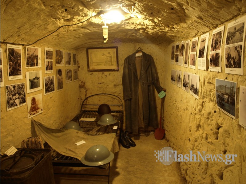 Το καταφύγιο - μουσείο των Χανίων που ζωντανεύει μνήμες του ’41 (φωτό)