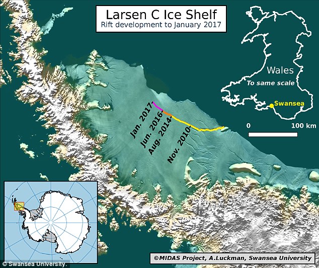 Παγκόσμιος συναγερμός: Παγόβουνο έτοιμο προς αποκόλληση μπορεί να προκαλέσει άνοδο 10 εκ. στη στάθμη της θάλασσας