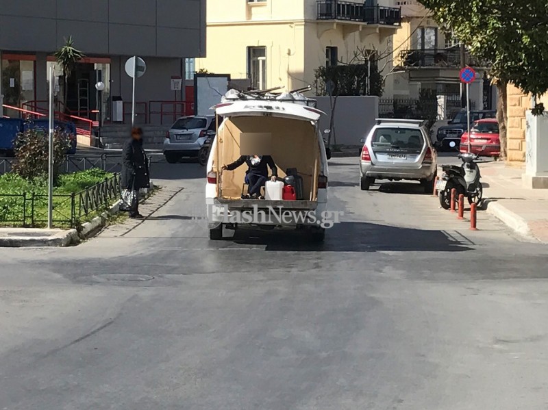 Τι σκέφτηκε ο άνθρωπος!!! Δεν πίστευαν οδηγοί των Χανίων αυτό που έβλεπαν!