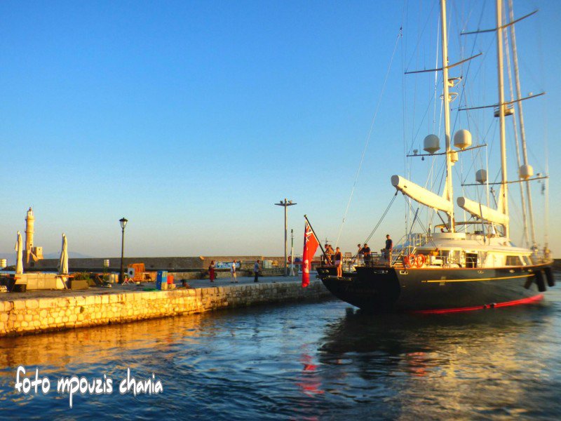 Στα Χανιά το μεγαλύτερο πολυτελές ιστιοφόρο – γιοτ (φωτο)