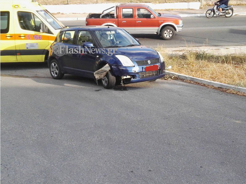 Τραυματίστηκε άτομο σε τροχαίο στα Χανιά