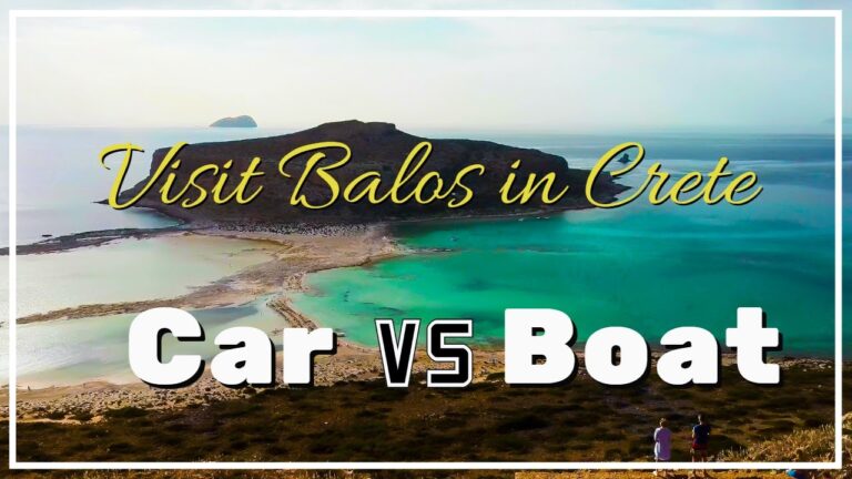 Λιμνοθάλασσα Μπάλος Χανιά με Αυτοκίνητο vs Σκάφος;
