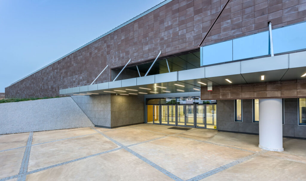 The entrance of the Archaeological Museum of Chania