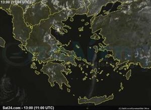 Απίστευτο: Πολίτες στα Χανιά βλέπουν τον καπνό που έχει φτάσει απο τη Χίο και τηλεφωνούν στην Πυροσβεστικη για φωτιά