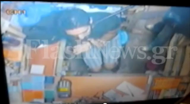 Ένοπλη ληστεία σε περίπτερο επί της οδού Σελίνου στα Χανιά (video)