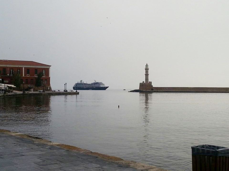 Δύο κρουαζιερόπλοια σήμερα στα Χανιά με 4.000 επισκέπτες