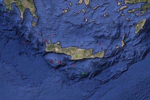 Νύχτα αναταράξεων στην Κρήτη - τέσσερις σεισμικές δονήσεις!