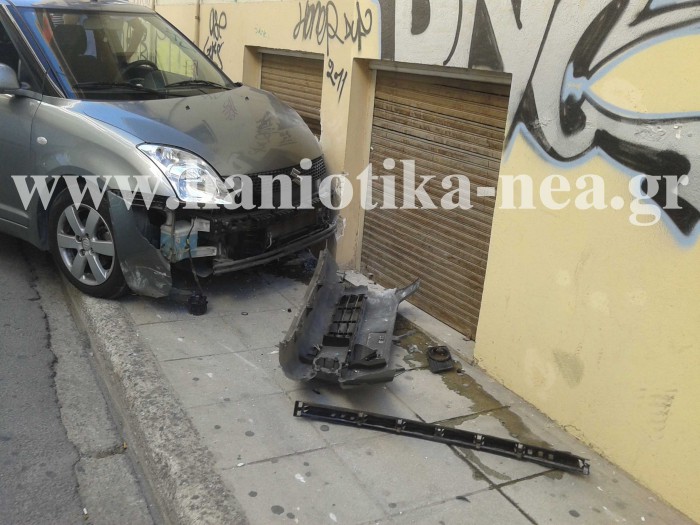 Τροχαίο με υλικές ζημιές στο κέντρο της πόλης των Χανίων