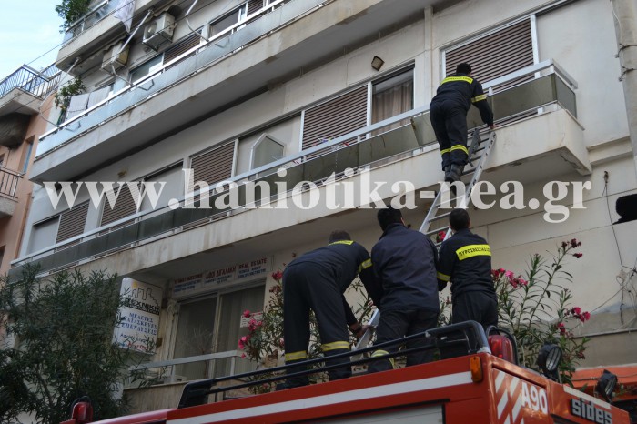 Αναστάτωση το απόγευμα στην οδό Σφακίων στα Χανιά