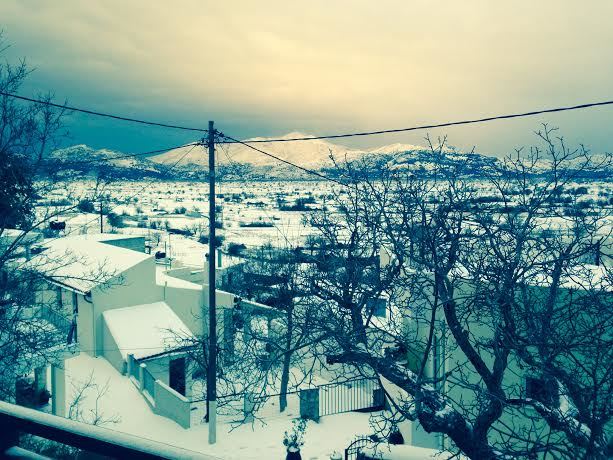 Ντύθηκε στα λευκά η Κρήτη