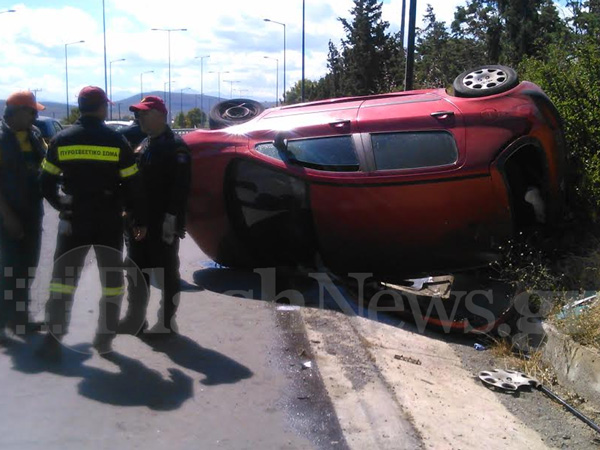 Κρήτη: Οδηγός προσπάθησε να αποφύγει σκύλο και προκλήθηκε τροχαίο (φώτο)