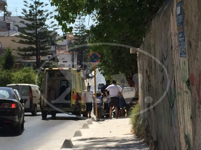 Τροχαίο με τραυματισμό στο κέντρο των Χανίων