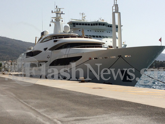 Δείτε το super γιοτ που έριξε άγκυρα στη Σούδα - Σε ποιόν εφοπλιστή ανήκει (φωτο)