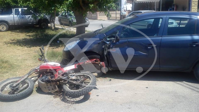 Χανιά: Tροχαία με δύο τραυματίες στο Καστέλι (φωτο)
