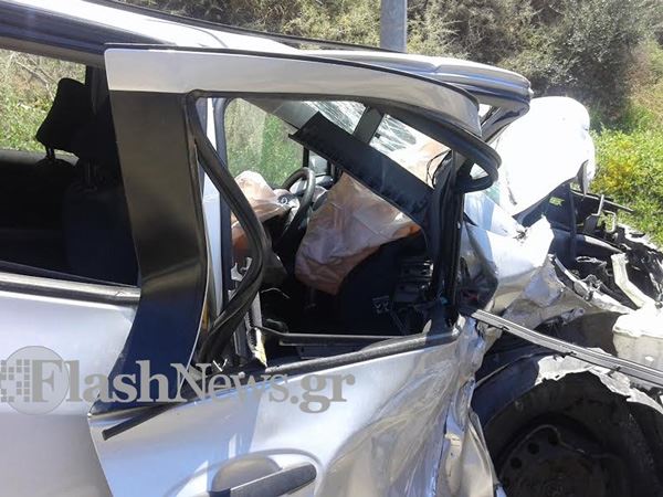Χανιά: Σοβαρό τροχαίο ατύχημα στον Γαλατά (φώτο)