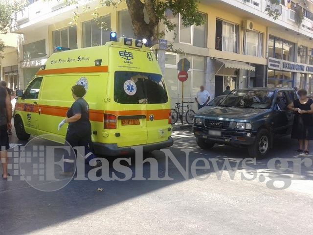 Τροχαίο με τραυματισμό στο κέντρο των Χανίων (φωτο)