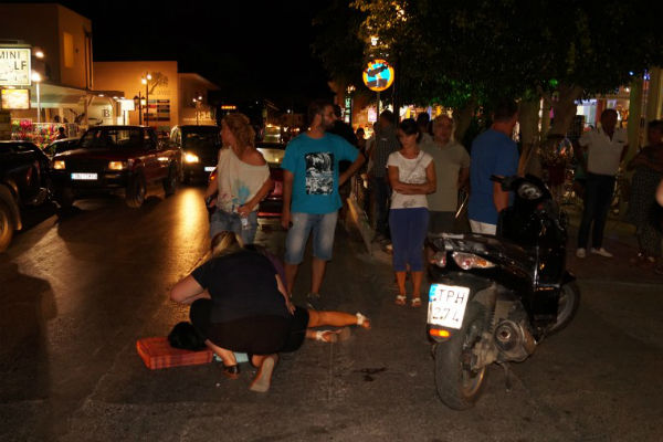 Χανιά: Τροχαίο με μηχανάκι στον Πλατανιά (φωτο)