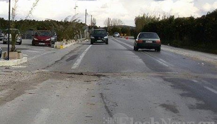 Χανιά: Η λακκούβα που προκάλεσε καραμπόλα 5 οχημάτων (video)