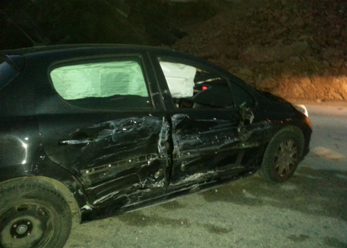 Χανιά: Τροχαίο τα ξημερώματα στο Καλάμι (φωτο)