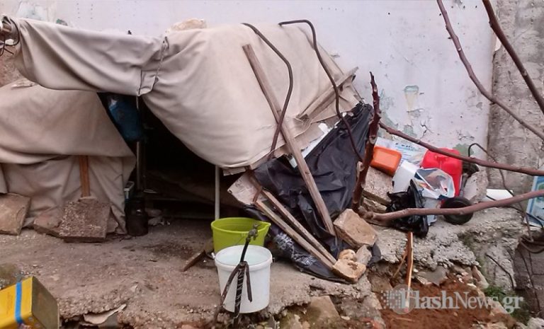 Ένα παράπηγμα στο κέντρο της πόλης των Χανίων (φωτο)