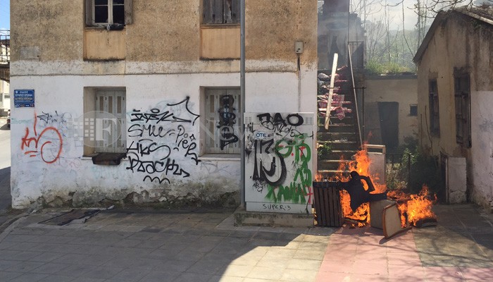 Πυρκαγιά σε οικία στην οδό Κροκιδά των Χανίων