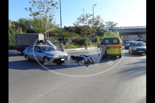 Χανιά: Τροχαίο στο Βαμβακόπουλο