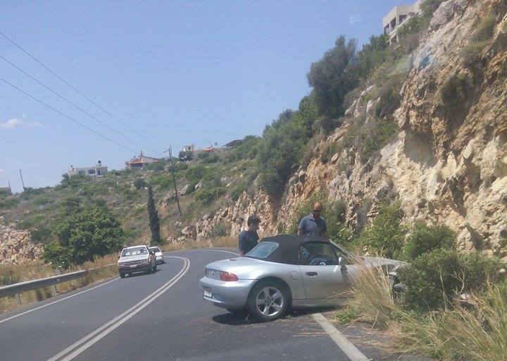 Χανιά: Τροχαίο στο δρόμο από Ακρωτήρι για Σούδα
