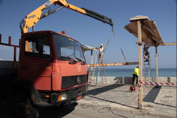 Εργασίες εξωραϊσμού στην παραλία του Κουμ – Καπί
